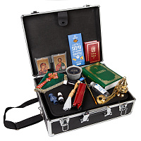 Требный чемодан с наполнением, 45х35х15 см, МДФ, пластиковое покрытие