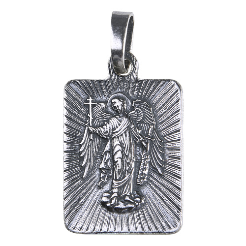 Образок мельхиоровый с ликом апостола Павла, серебрение фото 3