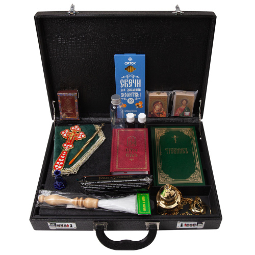 Требный чемодан с наполнением, кожзаменитель, 45х34х8,5 см