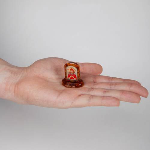 Икона настольная Божией Матери "Семистрельная", 3,5х3,5 см фото 3 Икона настольная Божией Матери "Семистрельная", 3,5х3,5 см фото 3