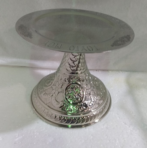 Купить дискос № 30, латунь, нержавеющая сталь, никелирование, ø 18,5 см, у 13-0211 фото 2