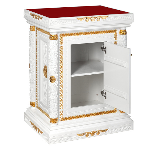 Жертвенник "Вологодский" белый с золотом (поталь) фото 8 Жертвенник "Вологодский" белый с золотом (поталь) фото 8