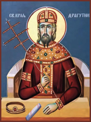 Преподобный Драгутин (в иночестве Феоктист) Сербский, король
