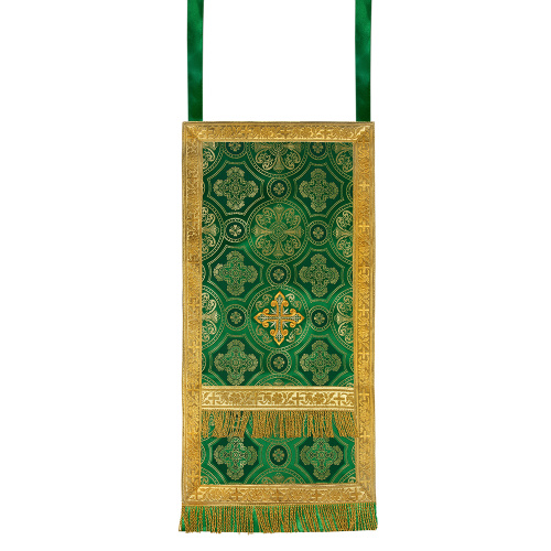 Набедренник иерейский, креп-сатин, церковный шёлк, 35х70 см фото 2