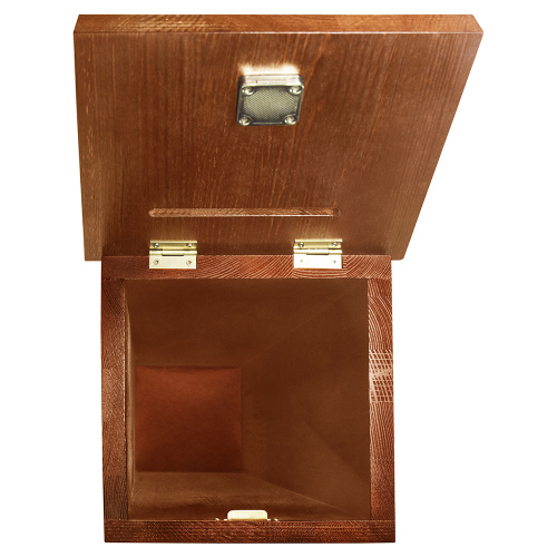 Ящик для пожертвований "Макарьевский" светлый, 25х25х80 см фото 7