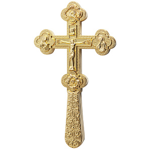 Крест требный, цинковый сплав, 12x21 см (388 г)
