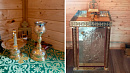 Панихидный стол и евхаристический набор в храме Калужской обл.