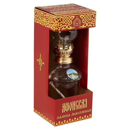 Лампа подвесная масляная "Афонская" из прозрачного стекла, 7,7х20,5 см фото 4