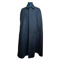 Пальто-накидка монашеская, черный кашемир