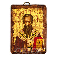 Икона преподобномученика Андрея Критского, 6,5х9 см, под старину
