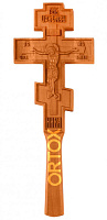 Крест требный прямоугольный резной малый, 8х23 см