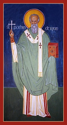 Священномученик Пофин Лионский, епископ