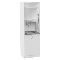 Шкаф под рукомойник "Самарский" белый, 60х50х201 см