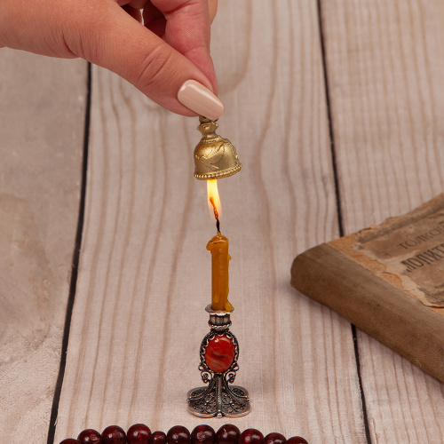 Колпачок для тушения свечей церковный карманный, 1,8х3,6 cм фото 2 Колпачок для тушения свечей церковный карманный, 1,8х3,6 cм фото 2