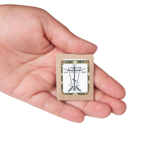 Наклейка для освящения дома, 3,6х4,2 см (упаковка 4 шт.) фото 2