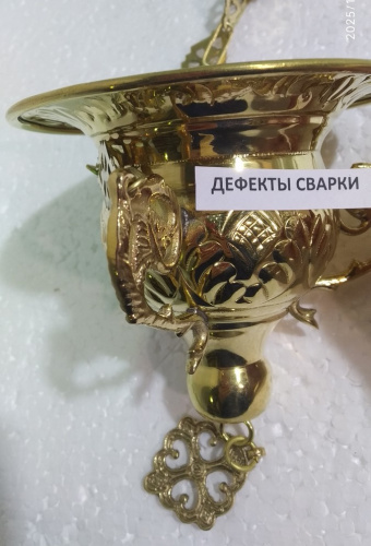 Купить лампада подвесная, латунь, 11,5х15 см, №3, у 13-0150 фото 8 Купить лампада подвесная, латунь, 11,5х15 см, №3, у 13-0150 фото 8