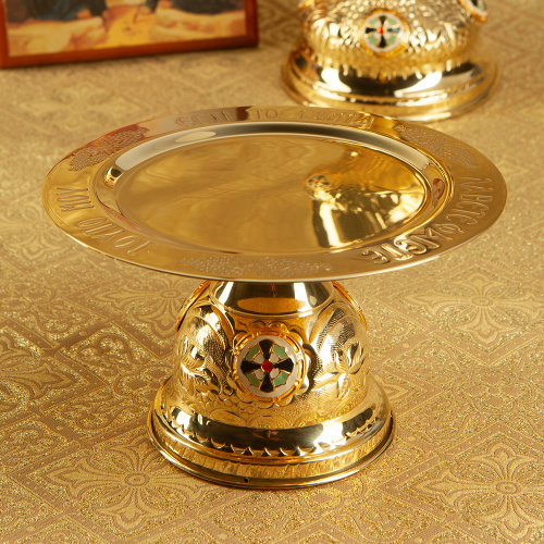 Дискос № 14, латунь, Ø 18,5 см фото 4