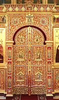 Царские врата иконостаса, Зачатьевский женский монастырь, г. Москва