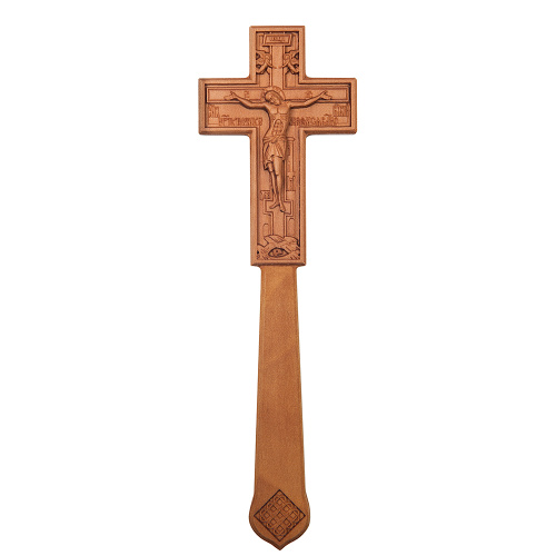 Крест постригальный деревянный резной, 6,4х16 см