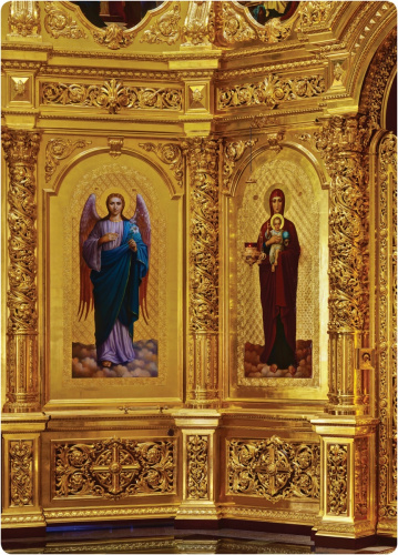 Иконостас деревянный резной с полным золочением, г. Ставрополь фото 4
