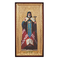 Икона большая храмовая святителя Митрофана Воронежского, прямая рама