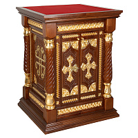 Жертвенник "Костромской", цвет "кипарис" с золотом (поталь)