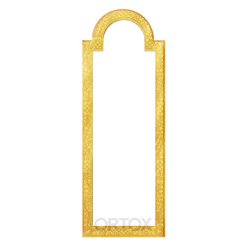 Диаконская дверь к "Суздальскому" иконостасу, позолоченная, 198х76х8 см фото 2
