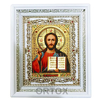 Икона Спасителя, 24х28 см, багетная рамка №2