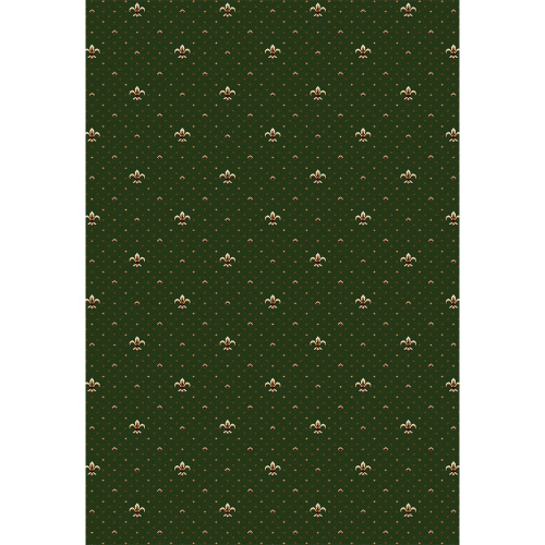 Ковровая дорожка зеленая, ворс из полипропилена, ширина 4 м