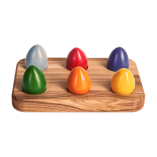 Подставка для яиц, цвет "натуральное дерево", 18х12х2 см фото 3 Подставка для яиц, цвет "натуральное дерево", 18х12х2 см фото 3