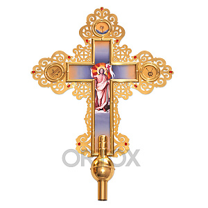 Запрестольный крест "Благовест", 62х88 см (латунь)