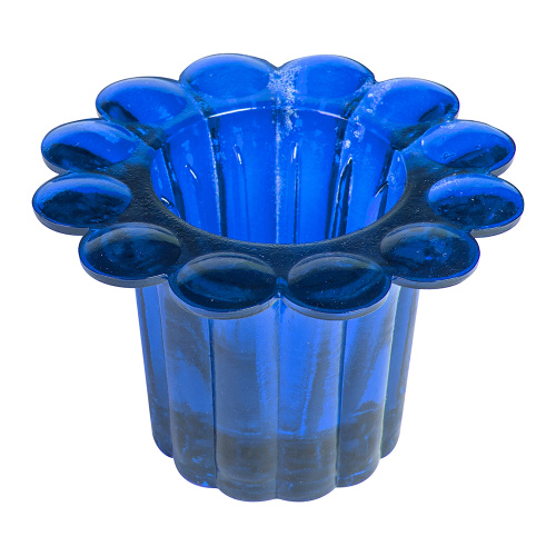 Стаканчик для лампадки "Ромашка" синий, 8х5,5 см Стаканчик для лампадки "Ромашка" синий, 8х5,5 см