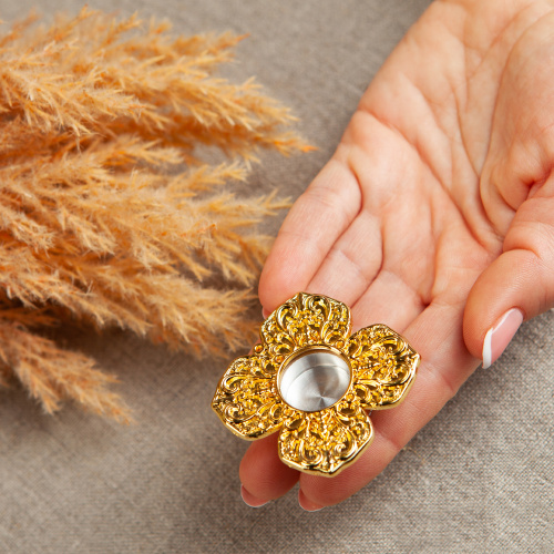 Мощевик врезной, цинковый сплав, Ø 50/17 мм фото 4 Мощевик врезной, цинковый сплав, Ø 50/17 мм фото 4