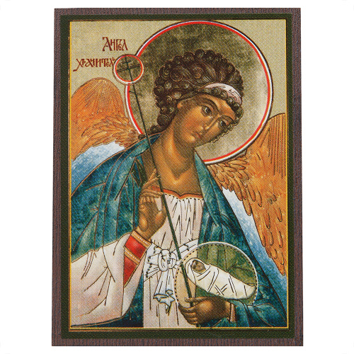Икона Ангела Хранителя с младенцем, МДФ