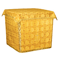 Облачение на престол с пеленой, шелк "Горненский", желтое с золотом