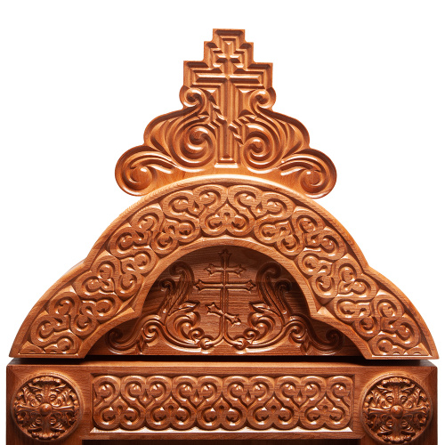 Киот настенный "Ярославский" светлый, 100х16х185 см  фото 9