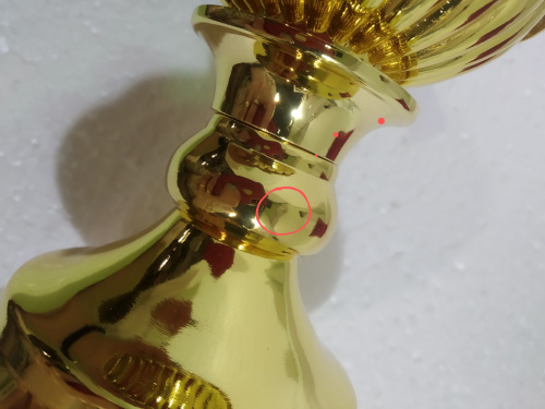 Лампада настольная, цинковый сплав, 9х14 см, №2, У 55-0451 фото 4