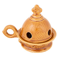 Кадильница керамическая, цвета микс, 11х9 см