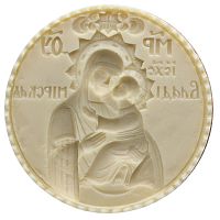 Купить печать для просфор с иконой божией матери "владимирская", ø 7,5 см, №2, у 3-1097