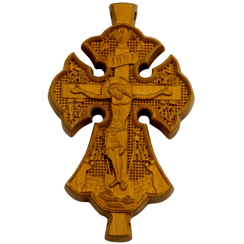 Крест параманный деревянный, груша, 5х8,5 см фото 2 Крест параманный деревянный, груша, 5х8,5 см фото 2