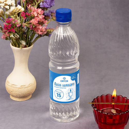 Масло лампадное вазелиновое "ORTOX", 0,5 л (вязкость 15) №1 фото 3