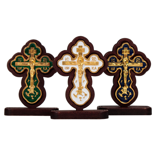 Крест в машину, дерево, металл, цвета микс, 3,7х5,5 см фото 2 Крест в машину, дерево, металл, цвета микс, 3,7х5,5 см фото 2