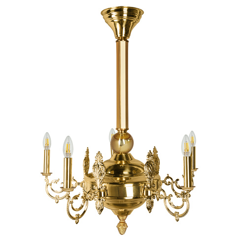 Паникадило на 5 свечей, диаметр 70 см, высота 90 см фото 7