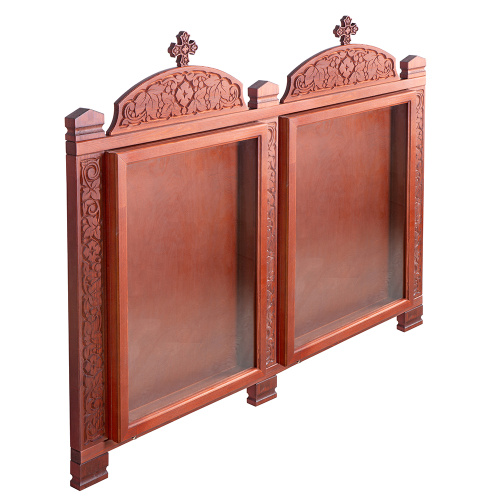 Киот настенный "Суздальский", цвет "кипарис", два модуля фото 3