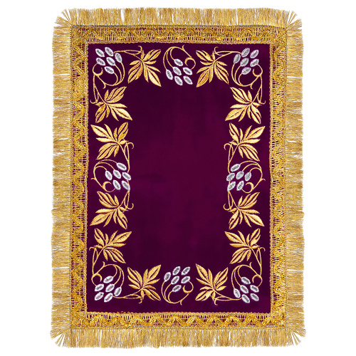 Плат под крест прямоугольный, бархат, вышивка фото 2