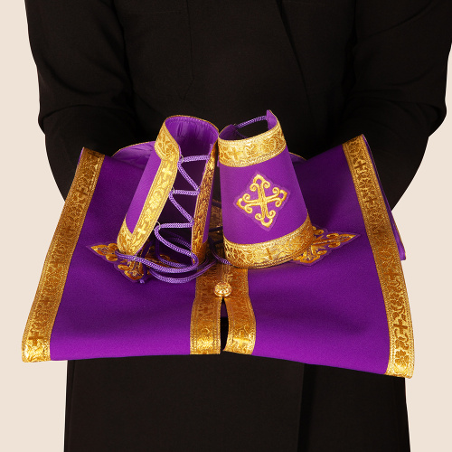 Иерейское облачение греческое фиолетовое фото 8