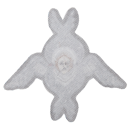 Херувим пришивной черный с серебром, 12,5х11 см фото 2 Херувим пришивной черный с серебром, 12,5х11 см фото 2