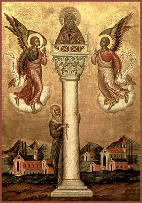 Преподобный Симеон Столпник, Антиохийский и его мать Марфа Каппадокийская