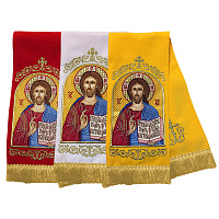 Закладка для Евангелия с иконой Спасителя, 160х14,5 см