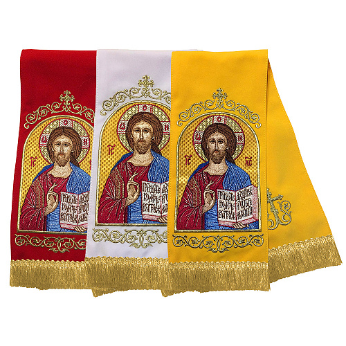Закладка для Евангелия с иконой Спасителя, 160х14,5 см